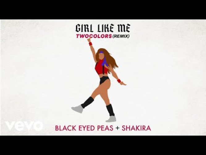 Girl like me. Песня Shakira и Black eyed Peas. Black eyed Peas Shakira танец. Леои гёрл песня.