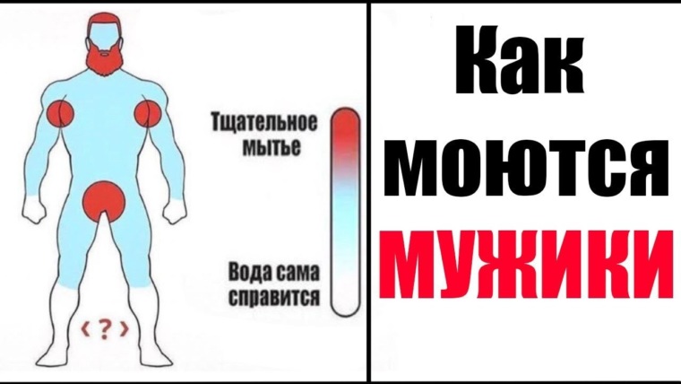 Как моются мужчины картинка