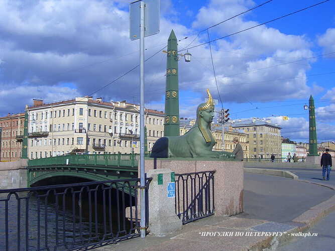 Санкт петербург сфинксы карта