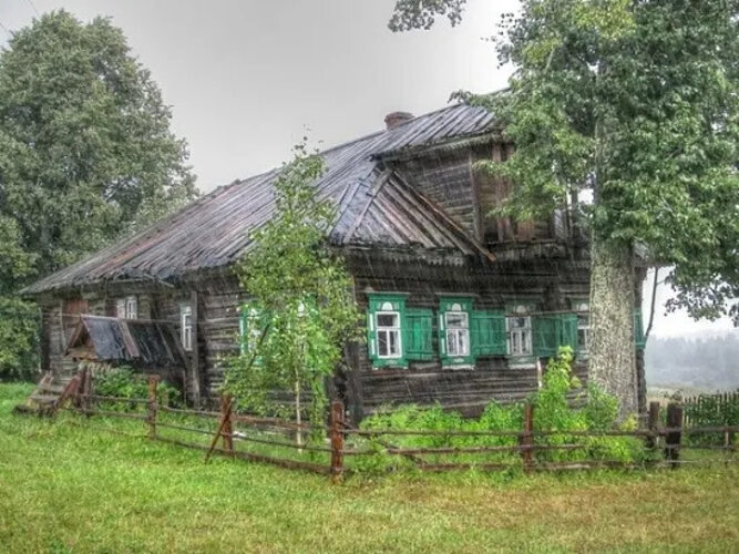 Фото глухая деревня