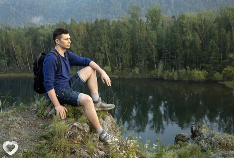 На природе